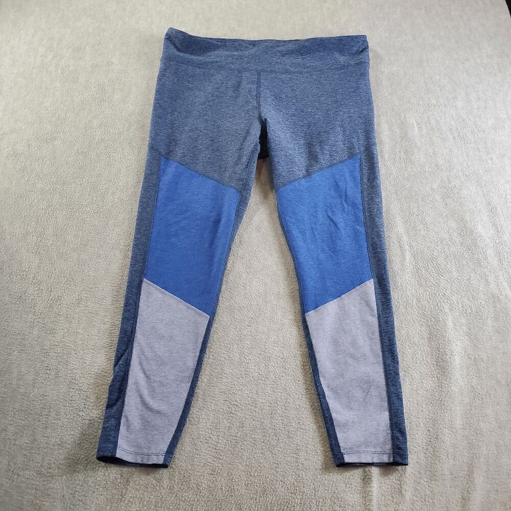 JoyLab Legging Womens XL Blue Activewear Casual Elastic Waist Skinny Leg Logo